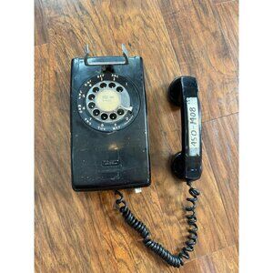 VTG Western Electric Rotary Dial Wall Telephone Bell System Model 554 Untested